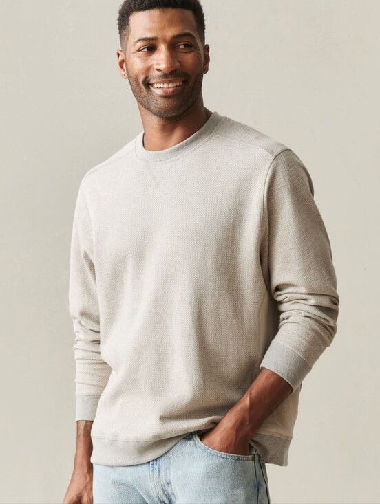 American Giant Other - American Giant Reversible Crew Top Men's New Feather Grey